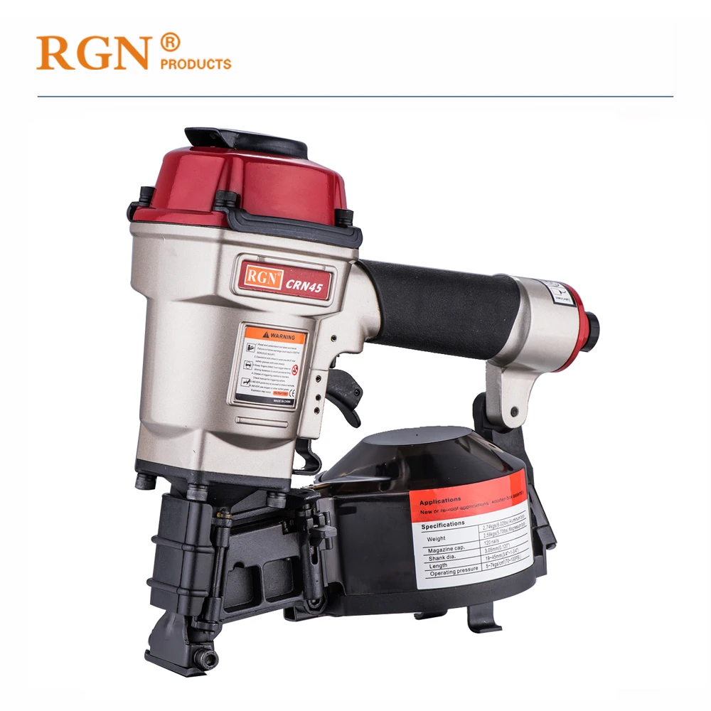 Roofing pneumatic coil nailer CRN45
