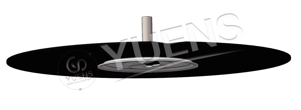 Yuens Easy Installation TPO PVC Waterproof Membrane Solar Panels Support Solar Flashing Kit Solution Solar Panel Program