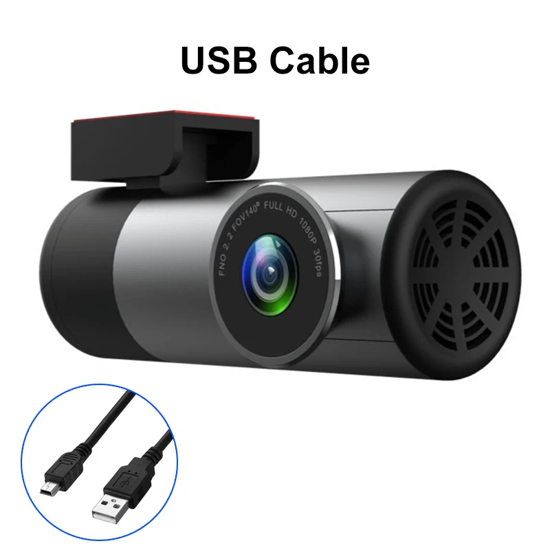 Car WiFi Hidden Mini Driving Recorder Loop Recording Parking Monitoring Night Vision Wireless Dash Cam Automobile Carcorder