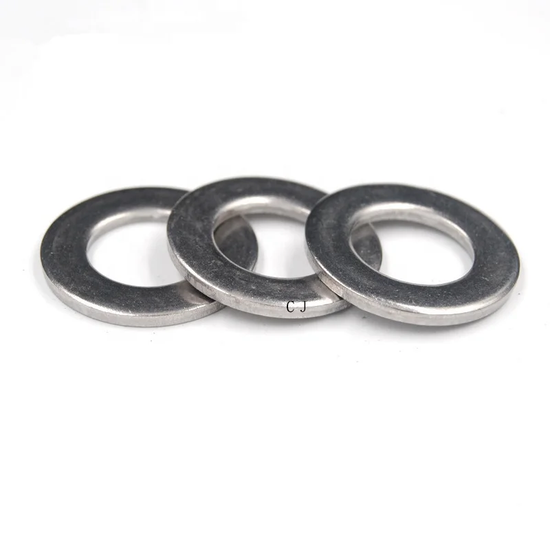 Din Standard M12 M14 Geomet 500B Custom Metal FKM SBR NR round plain thin Flat Washers Metric Plain