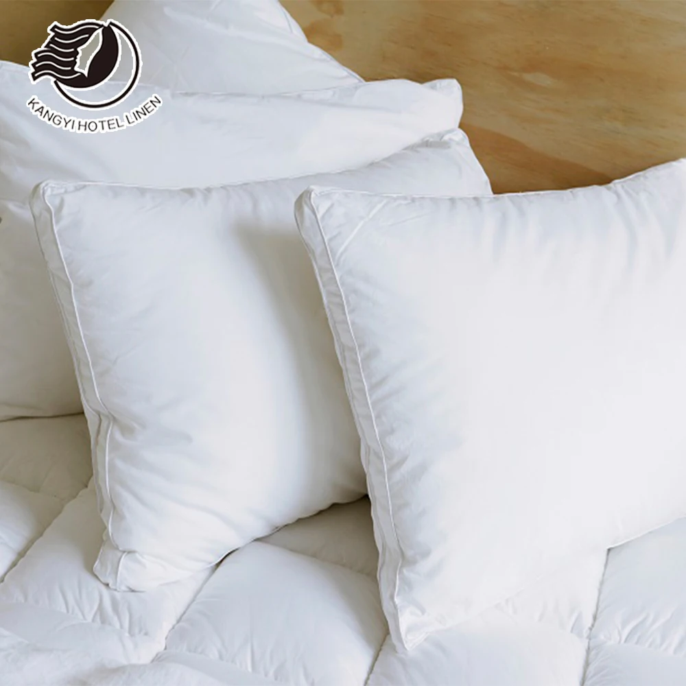 Китайский поставщик онлайн-покупки дешевая Подушка с наполнителем из утиного пера для отеля и дома