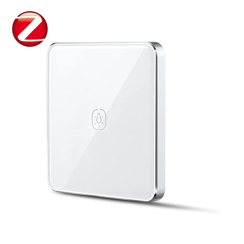 zigbee smart wireless one gang wall battery touch scene switch wall stick work with amazon alexa and google home
