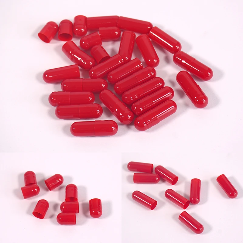Transparent Medicine HPMC Vegetable Capsules Shell Size 000 00 0 1 2 3 4 Halal Veggie Veggan Vegetarian Natural Empty Capsules