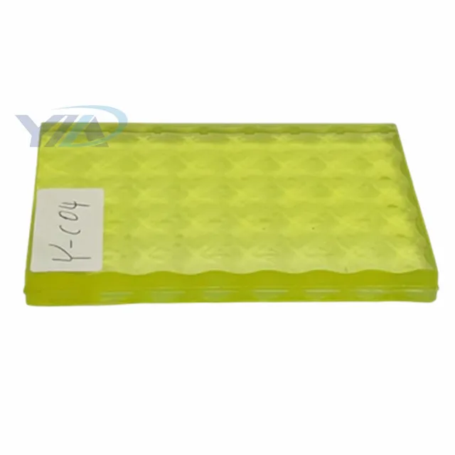 YIDA  low iron  thickness tempered toughened decorative fluted patterned reeded ribbed glass panel company