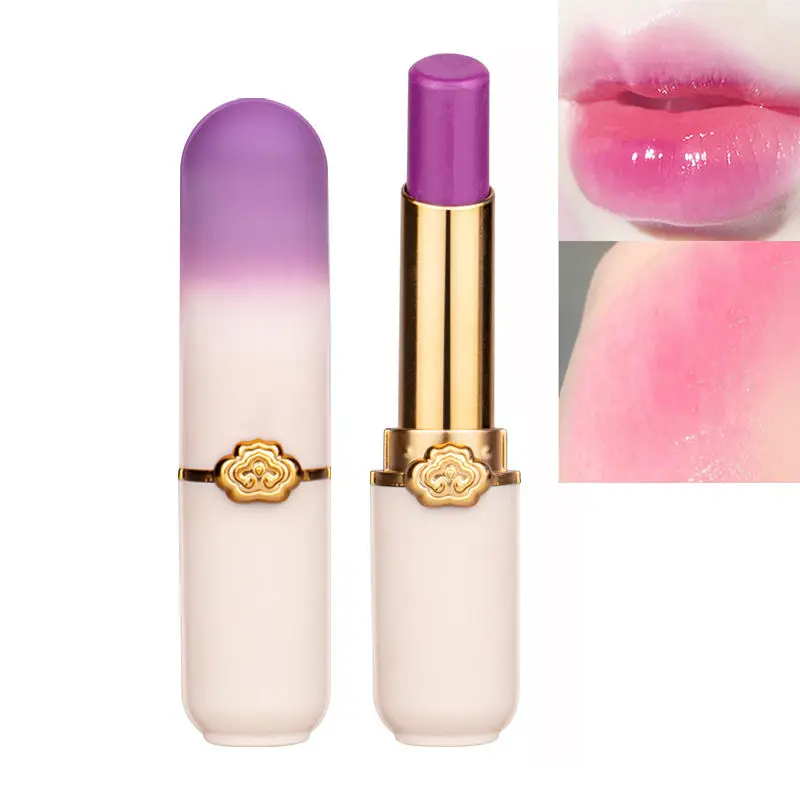 Grape Color-Changing Jelly Lip Balm Lipstick Moisturizing And Long-Lasting Natural Lip Balm