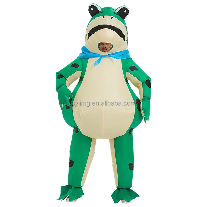 Frog Inflatable Costume Frog Inflatable Costume Kids Jumpsuit Boys Thanksgiving Costumes Cosplay Blow Up Suit for Adult