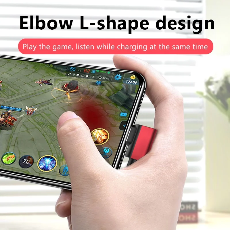 Lighting to 3.5mm Adapter For ip 12 11 8 7 Plus XS XR Listening Charging Earphone Adapter Connector AUX Splitter Cable