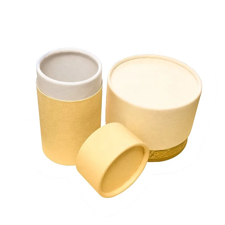 
Wholesale Custom Logo Paper Cardboard Round Cylinder Tube Gift Packaging Rolled Edge Luxury Paper Package Box 