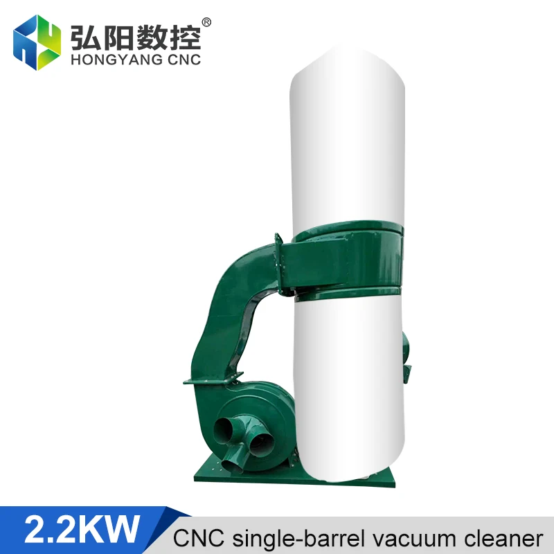 Dust Extractor 5 Hp Industrial Bag Dust Collector For Woodworking