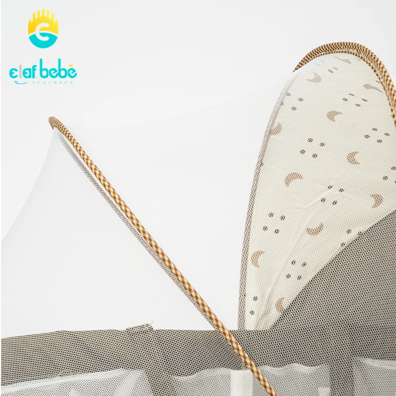 Environmentally children cot metal babi crib swing