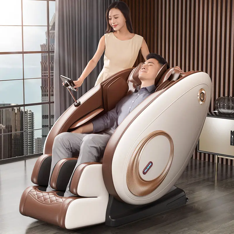OEM &ODM SL track  Zero Gravity Sale Shoulder full body Shock heating massage chair with music for home