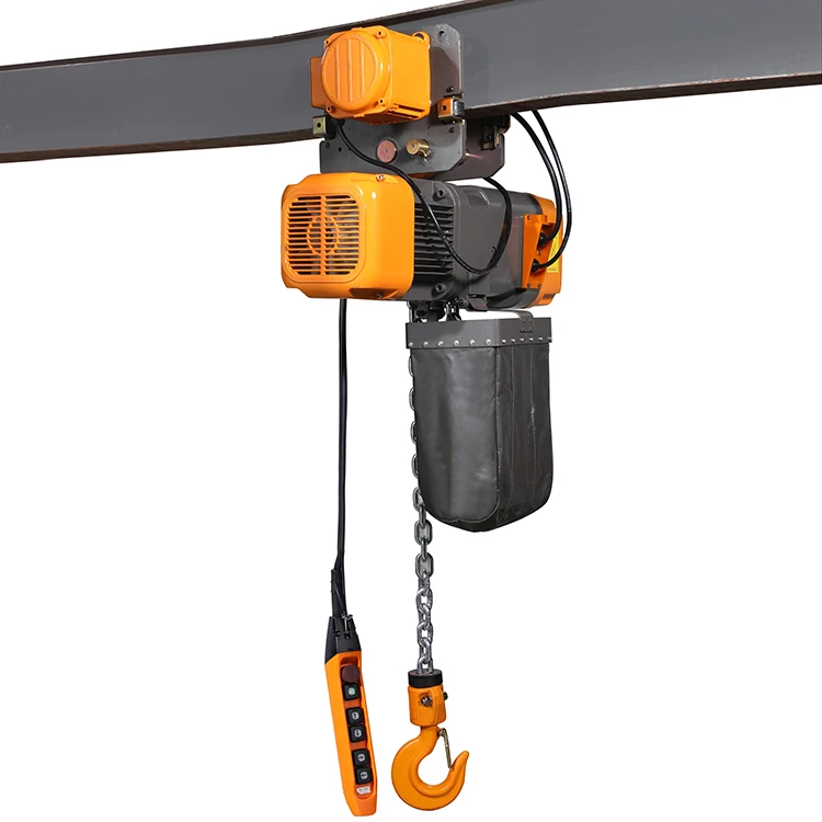 EQ 3 Phase Motor 220v 3 Tons Customized Heavy Light Duty Crane Electric Chain Hoist With Hook