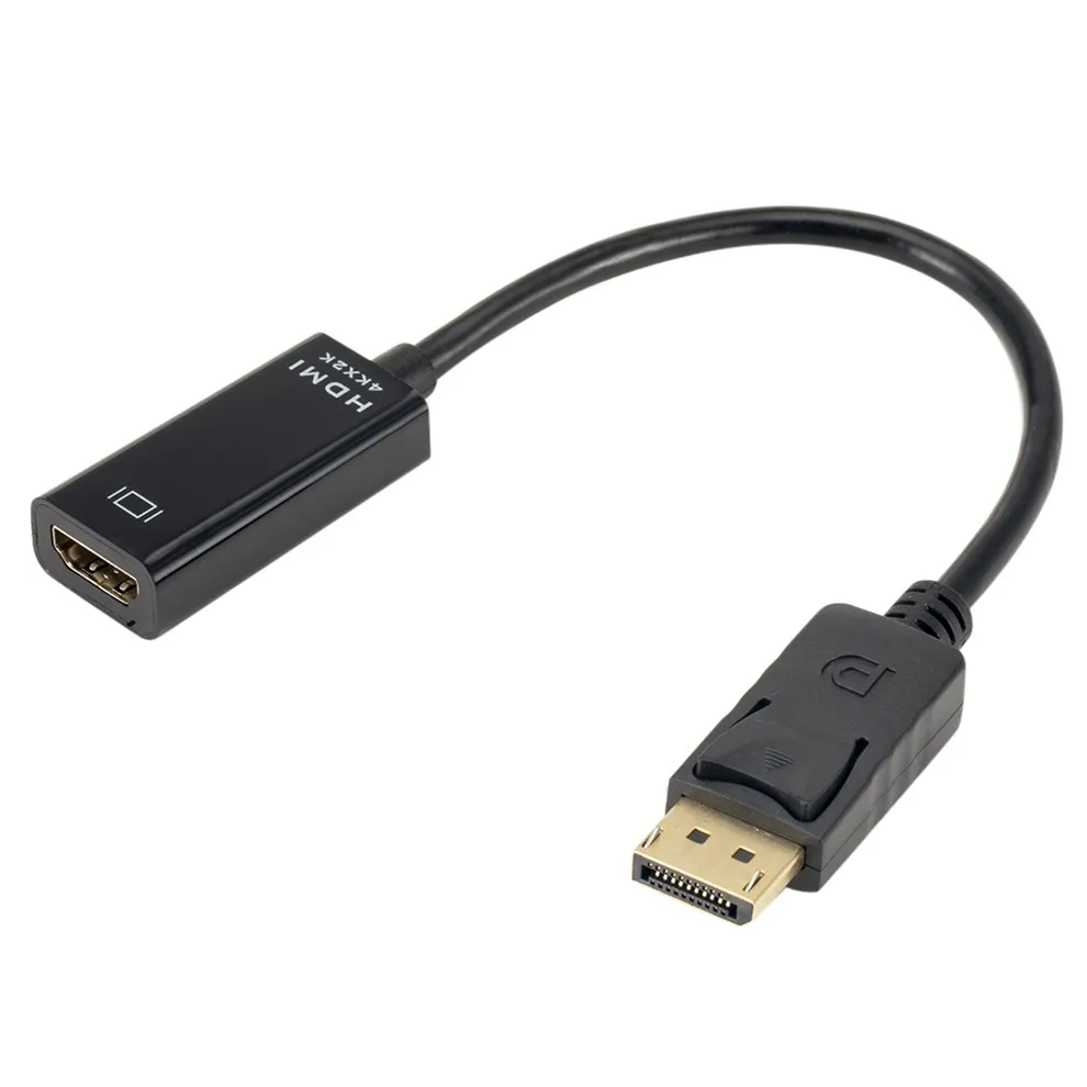 OEM 4K*2K Black DP Displayport Male to HD MI Female Cable Adapter Converter DP to HDTV 4K for PC Laptop computer accessories
