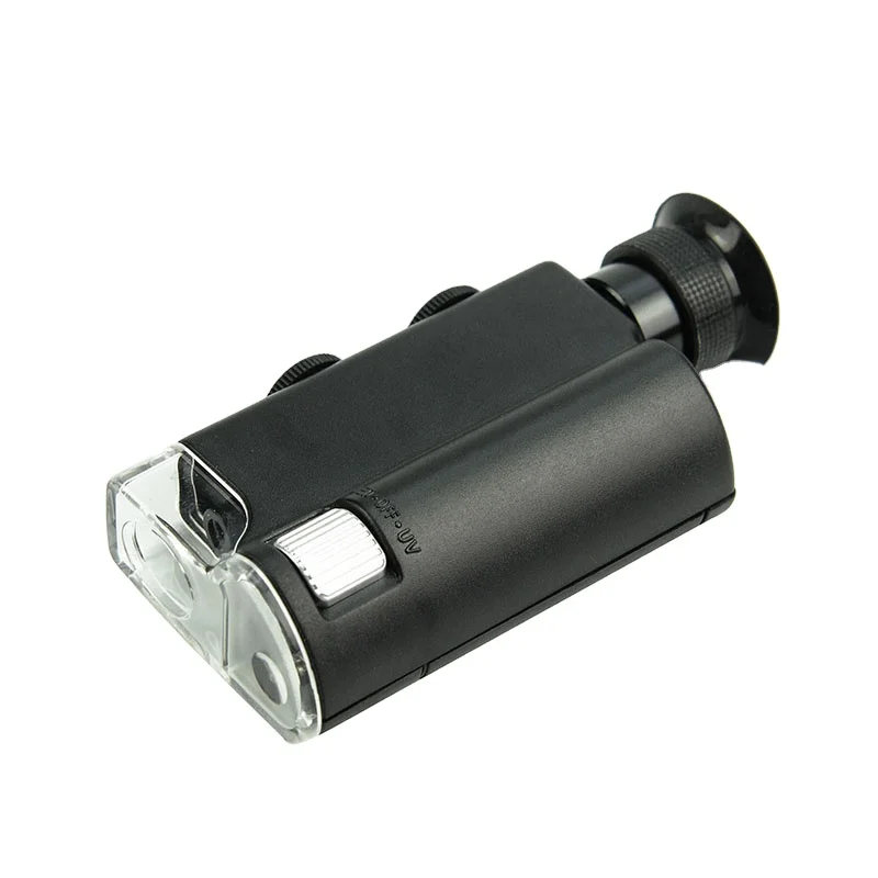 LED high definition wide angle microscope with currency-detecting function