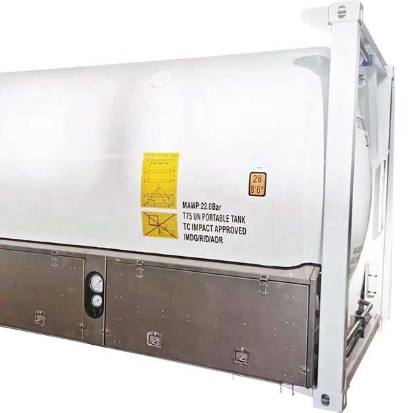 Asme 20ft Cryogenic LAr/LCO2/LNG T75 ISO Tank Transport Container
