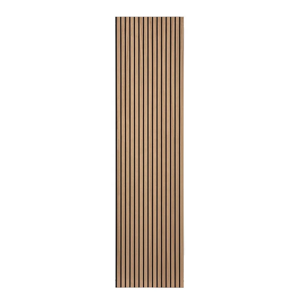 Высококачественная дубовая деревянная планка, экологически чистый материал, E0 MDF акустическая панель, акустическая панель