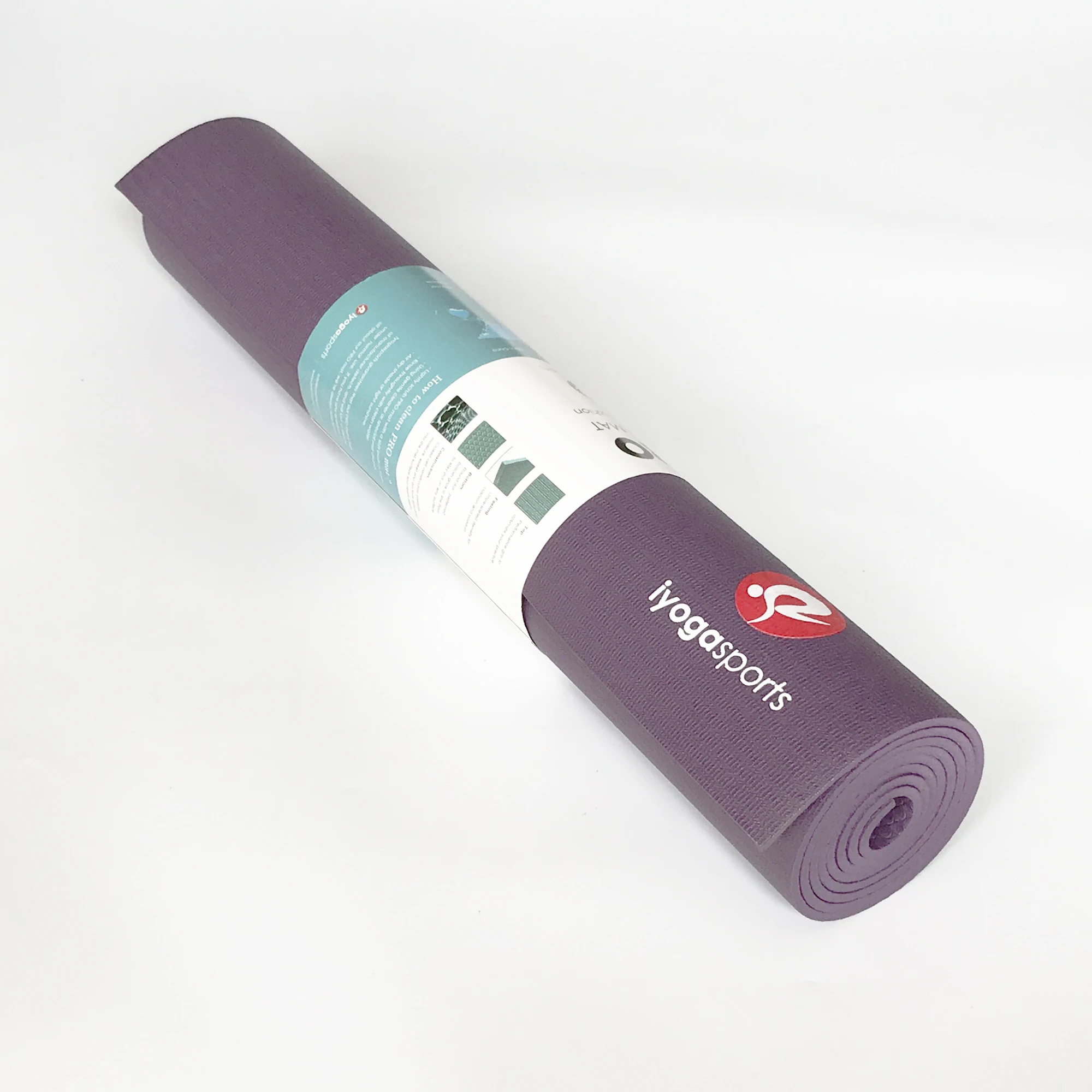 High performance grip non toxic eco friendly  private label could be customized factory price purple 6.3mm PRO light yoga mat