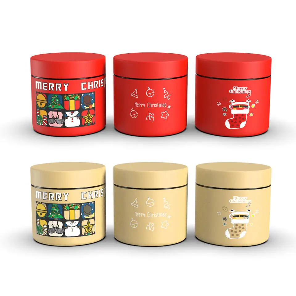Customized Logo Double Wall 18/8 Stainless Steel Container Vacuum Insulated Thermos Food Jar Stainless Steel Containers With Lid