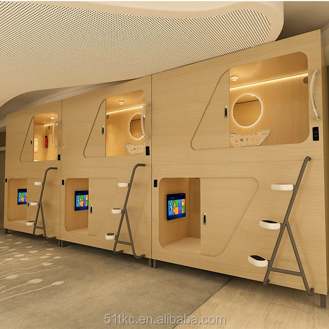 M-313 Environmental protection multilayer board wooden type vertical capsule bed from China factory