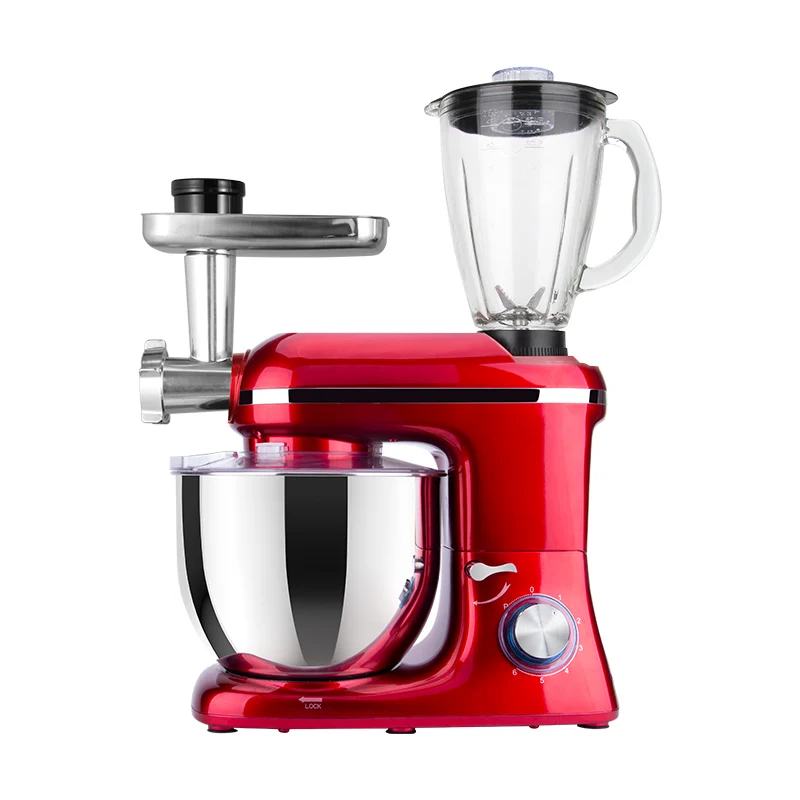Kitchen custom made multifunctional 7L 8L planetaria 1.5L glass jar meat grinder food mixers