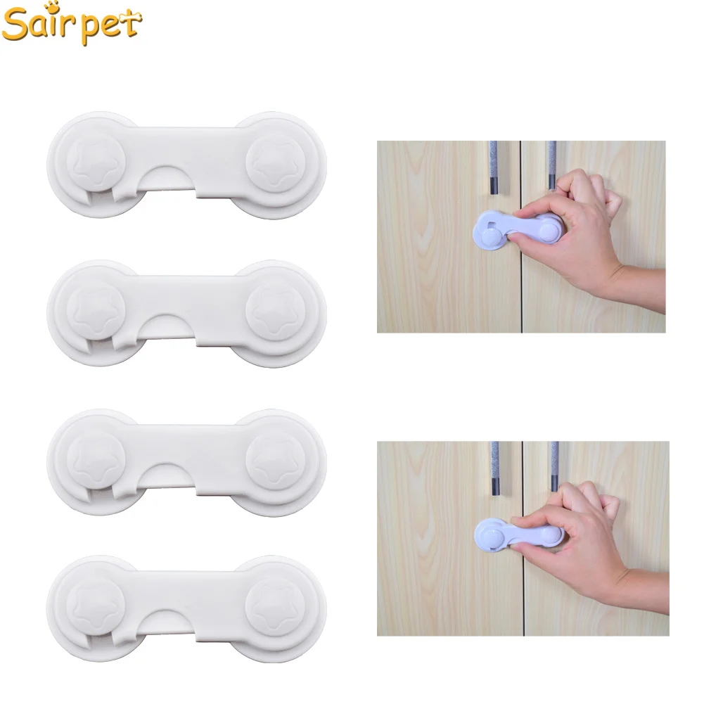 Wholesale Adhesive Cabinet Fridge Drawer Lock Children Security Products Baby Safety Lock