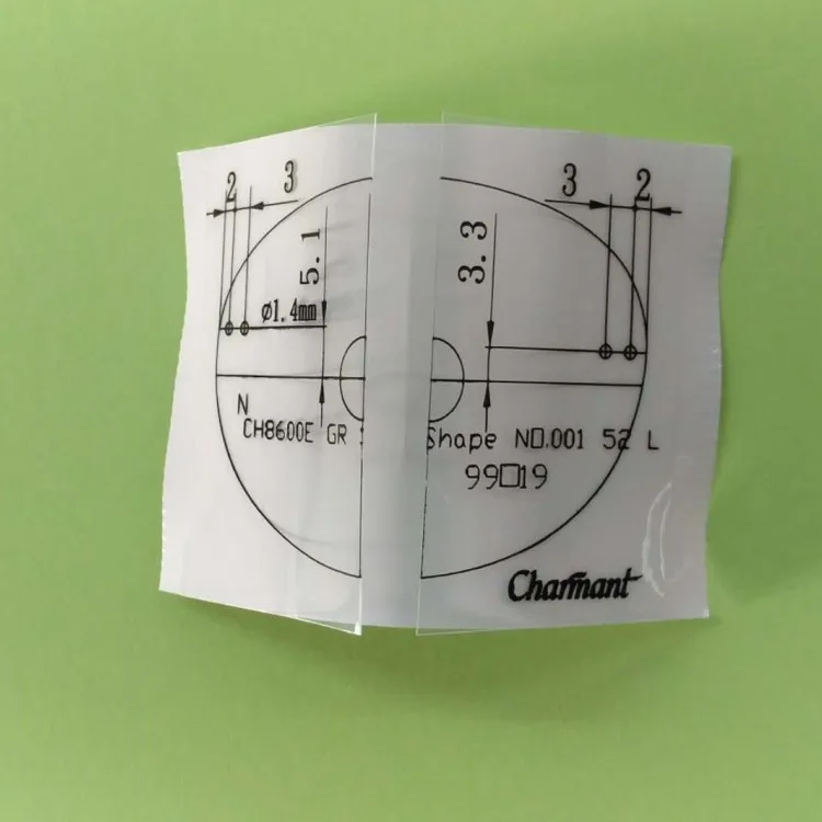 Clear Static Cling Decals Removable Glasses print UV protection static label sticker