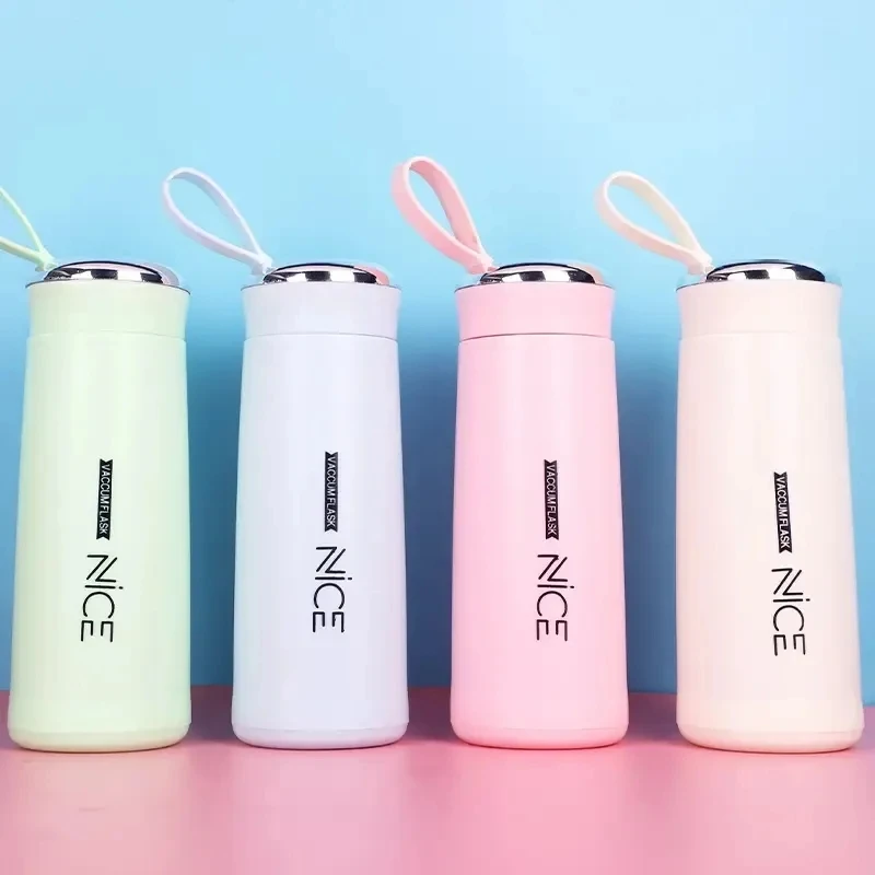 Gourde enfant Manufacturer Cheap Hiking Outdoor Hot Cold Water Children Cute Gift Drinkware Sport Glass Water Bottle