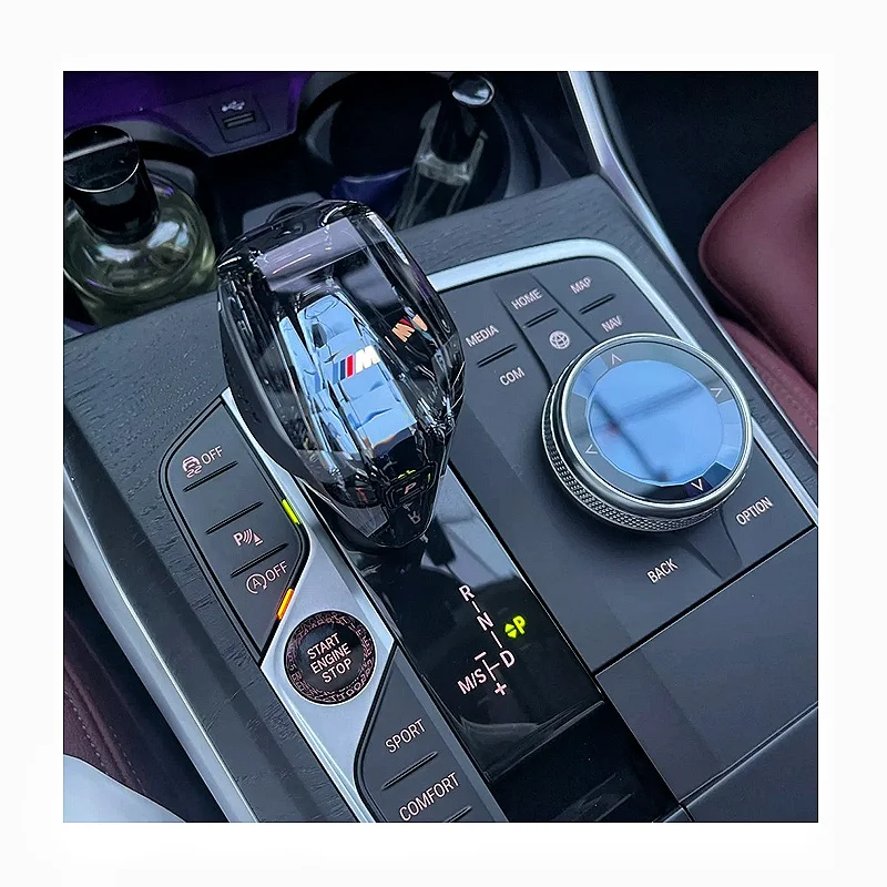 Auto Parts automatic Crystal gear shift knob Gearbox Handle For BMW X5 X6 X3 7 Series 5 Series 6 Series Models