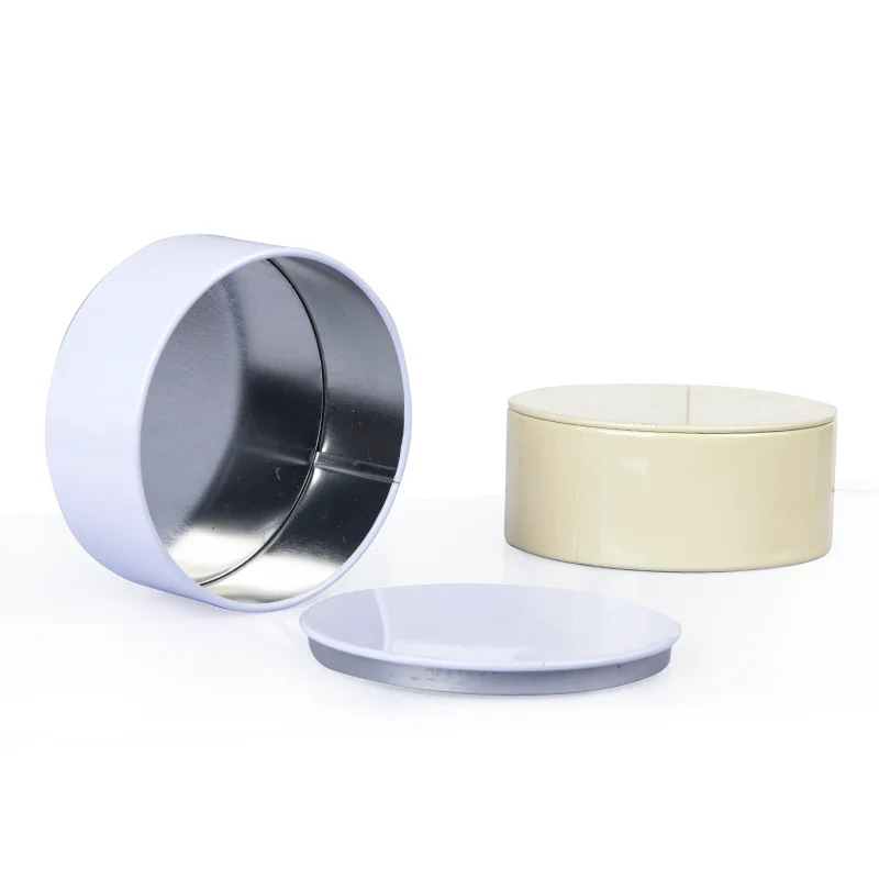 Airtight Custom Wedding Favor Round Slip Slide Container Tins Candy Box Round Tin Cans For Cake Mint  Altoids Tin Case