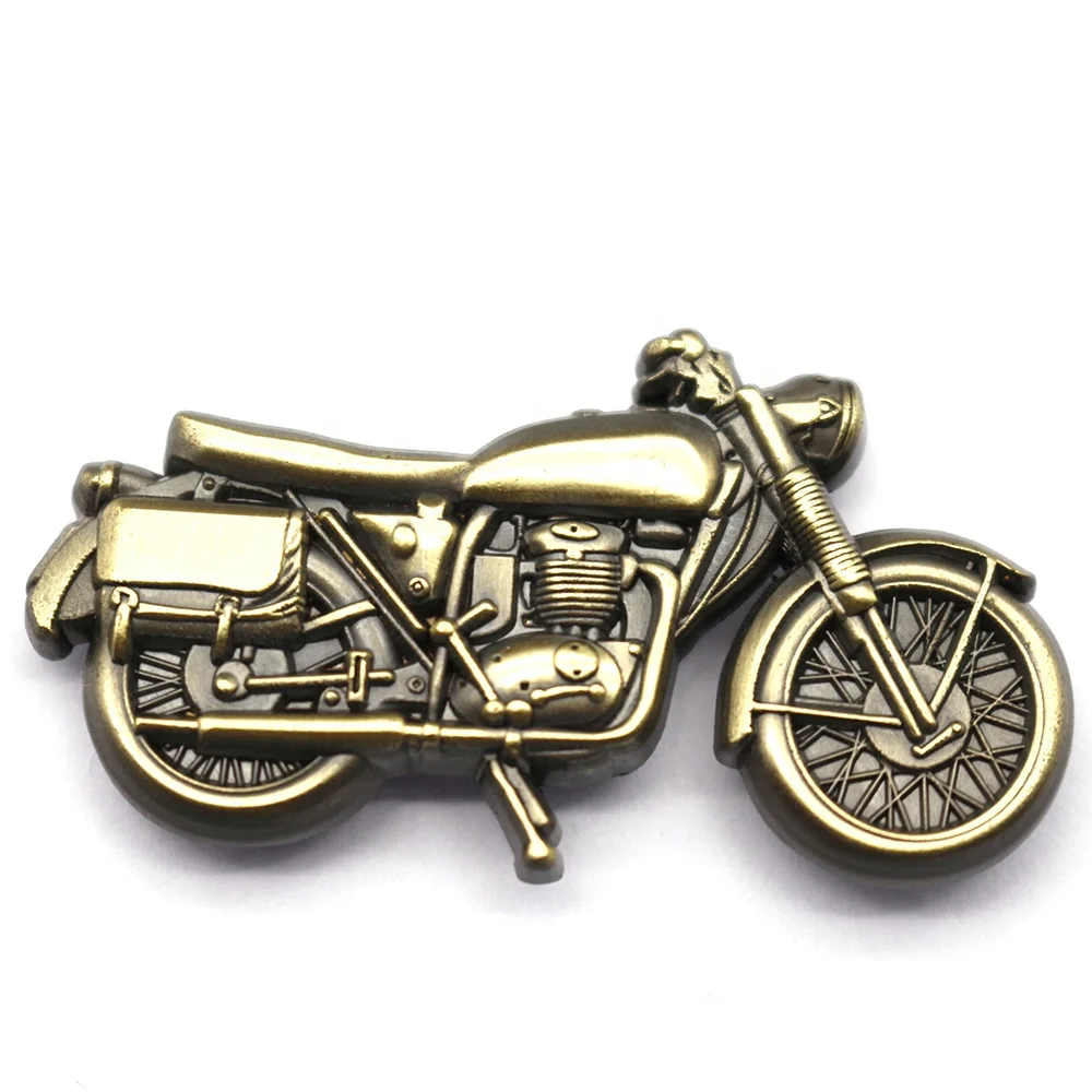 Metal Badge Moto Zinc Alloy Enamel Custom Logo Police Sheriff Military Metal Lapel Pin Badge