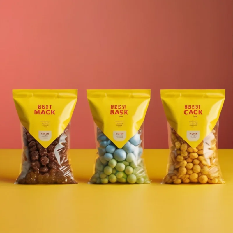 Custom Printing Logo zipper standing pouch laminated plastic Food Edible Gummy Bear Candy Packaging Bags