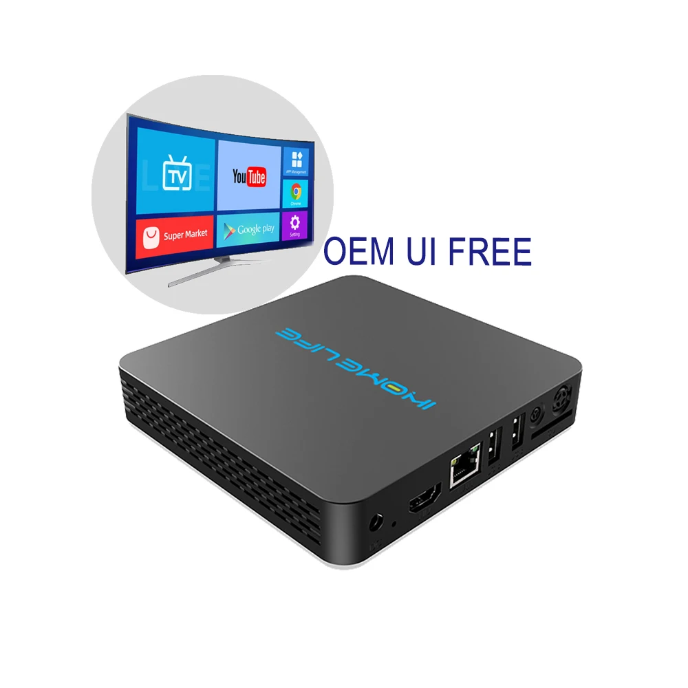 
Android TV Box with Amlogic S912 IHOMELIFE Smart TV Box Android 7.1 Operation System 2GB Ram 8 GB Rom 4K VMAX Set Top Box  (62002932504)