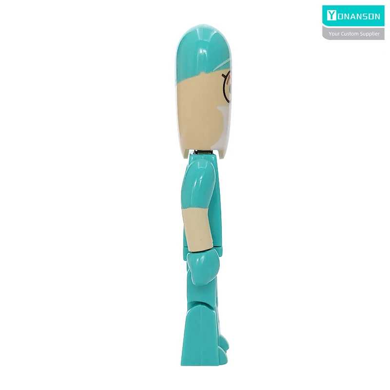 YONANSON Doctor Model Custom Logo USB Flash Drive 2.0/3.0 Drive Cheap 4GB 8GB 16GB Plastic USB Drive Corporate Promotional Gift
