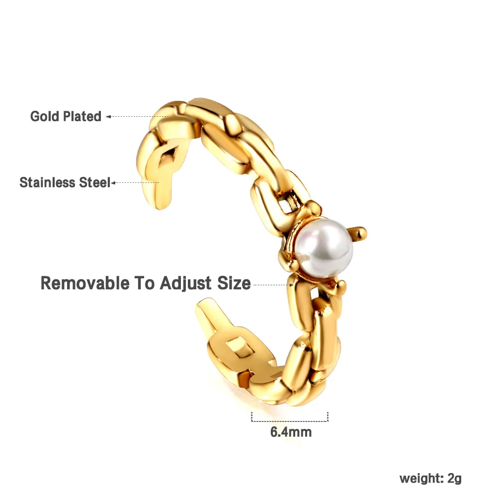 Characteristic Roman Numerals Rings Stainless Steel cz 18k Gold Plated Women Jewelry Ring