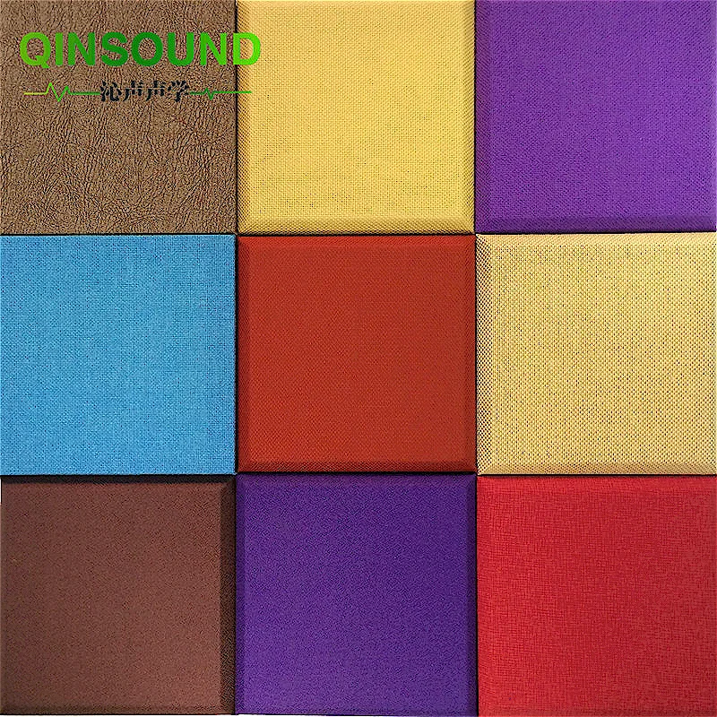 Interior Wall Covering Fabric For Cinema Soundproof Noise Stop Acoustic Panel Hotel Fabric Soundproof Wall Covering