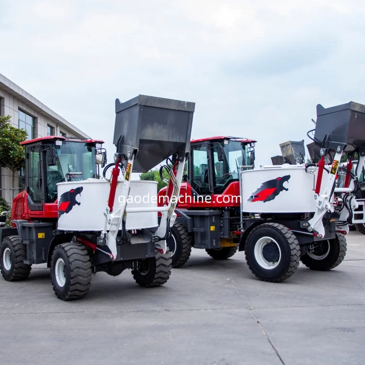 tractor concrete mixer 1.5 cubic meters concrete mixer truck concrete machinery mixer