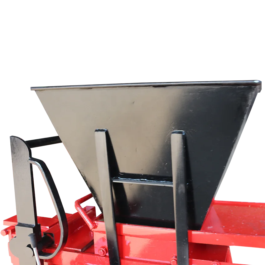SHM2-25 semi automatic diesel hydraulic press clay soil interlocking hollow paver brick making machine