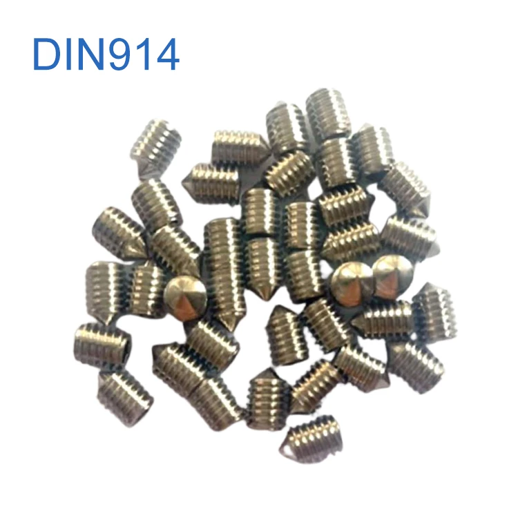 DIN914 конический конец болт оцинкованное оборудование