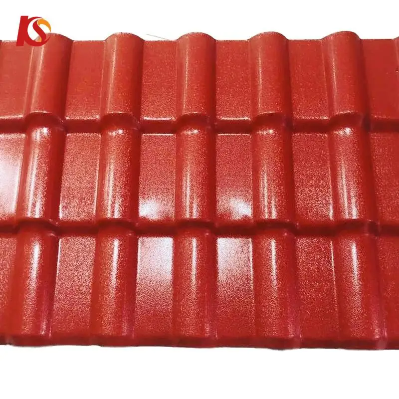 Cheap teja de pvc roof tile/fire proof water proof UPVC plastic roof sheet for factory house/Colombia pvc corrugated roof tile