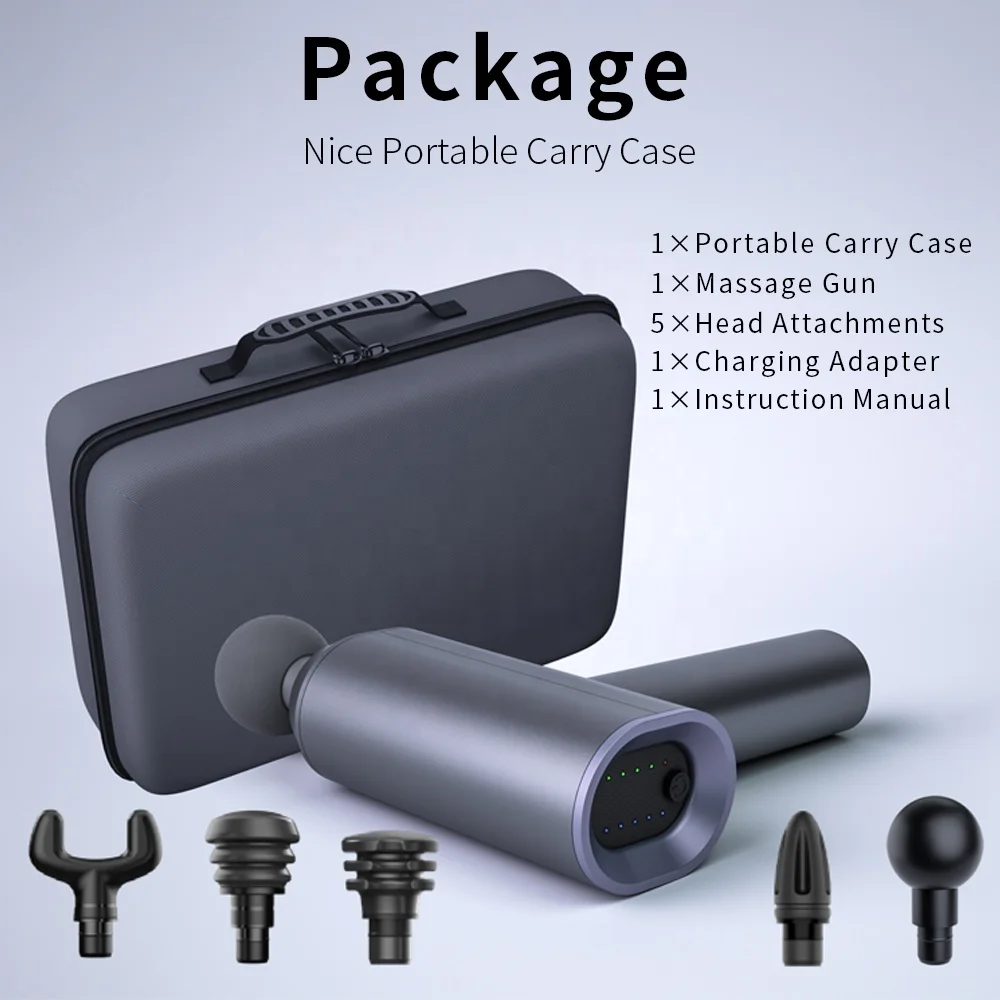 JINKE 2023 fashionable design cordless handheld deep muscle tissue sports vibration mini massage gun for ladies