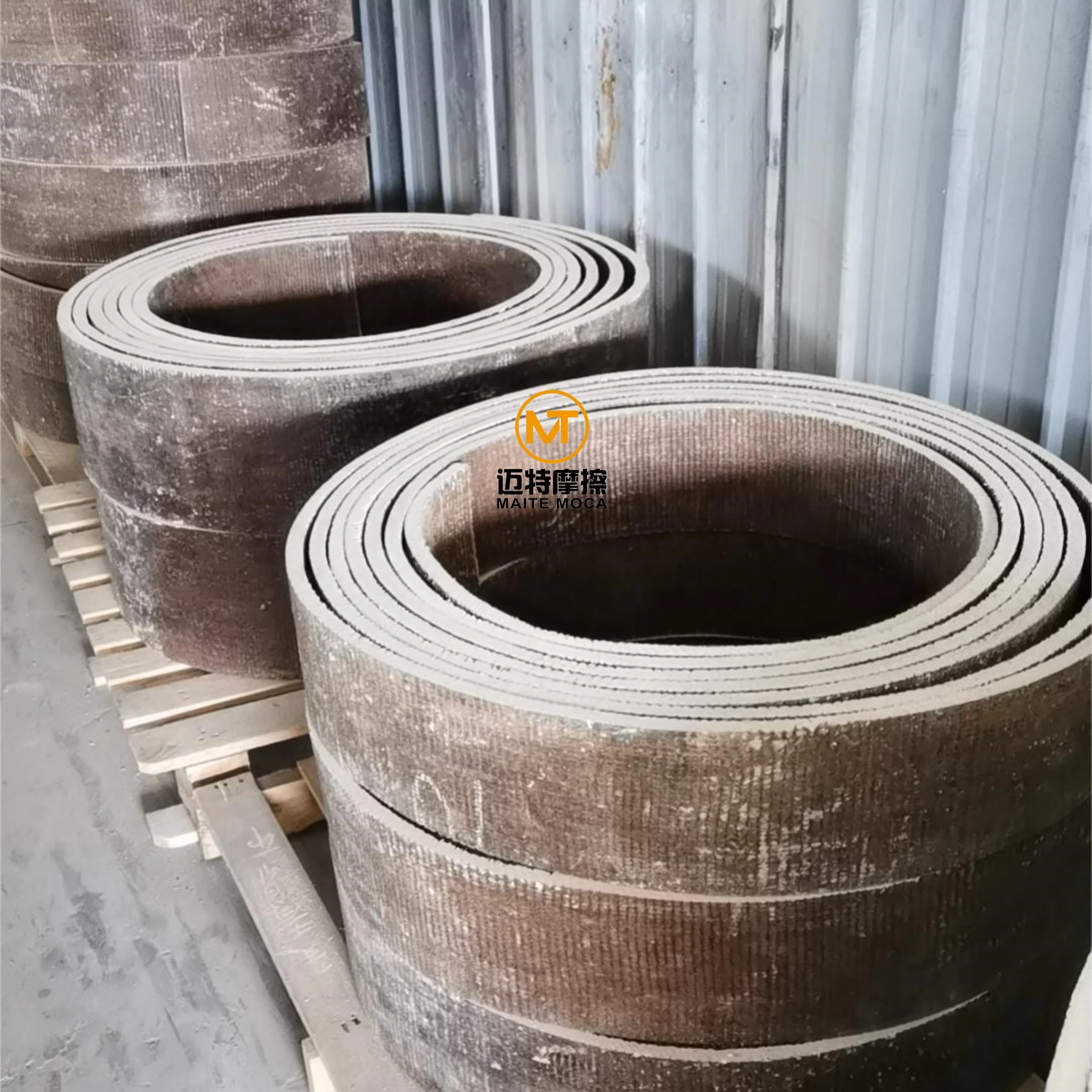 industrial brown color tung oil resin brake roll lining asbestos woven brake lining rolls for machinery