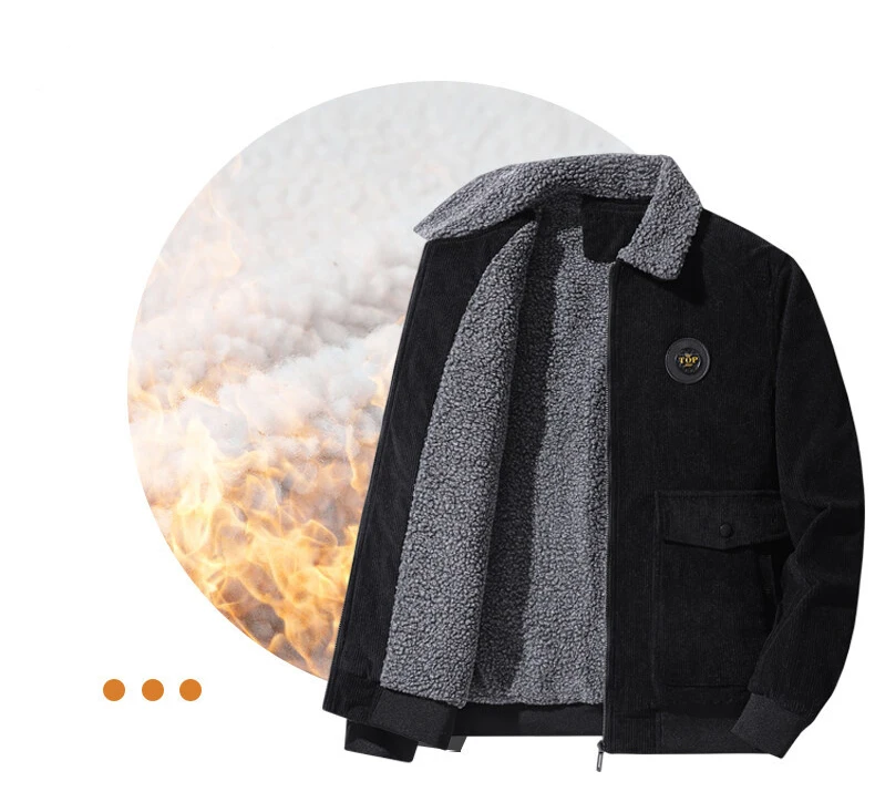 men fleece coat winter inner jacket coats thick warm windproof oversized high quality comfortable tactical