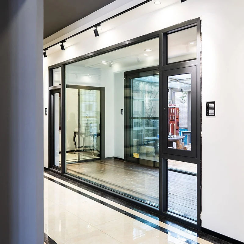 folding glass walls building casement window with wind stay aluminium bifold doors schuco bi fold