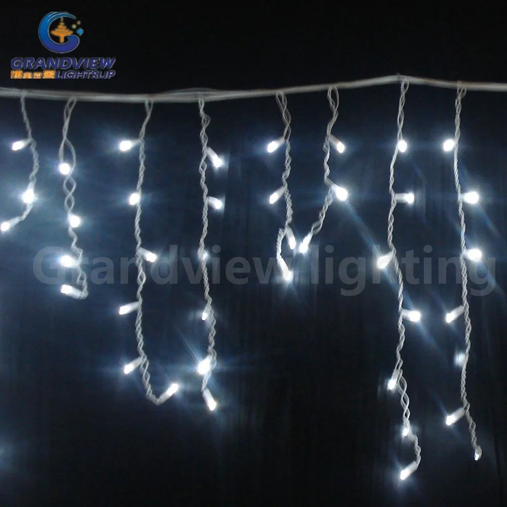 CE ROHS approved 220V energy saving led snowing icicle lights led icicle dripping light for christmas decoration