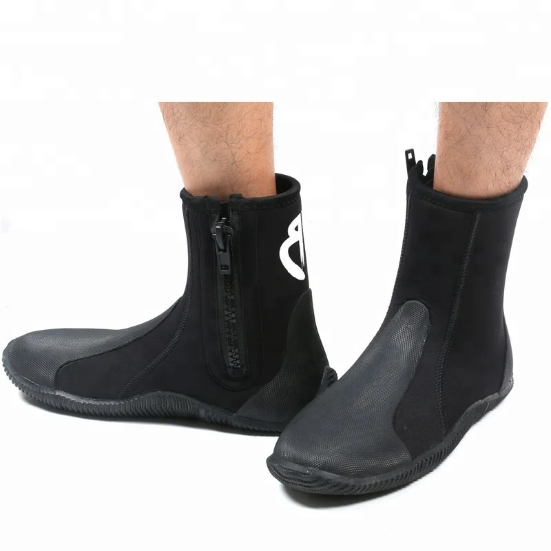 Китай Поставщики высокого качества боковой молнии Дизайн Дайвинг 5 мм неопрена сапоги