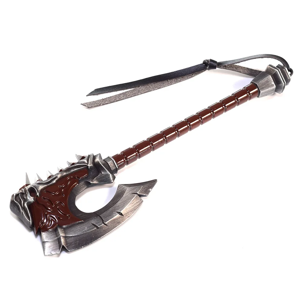 Wholesale Game Of Warcraft Accessories All Metal Arts And Crafts Ornaments Model Blood Roar 18cm Axe Children Toys Ornaments
