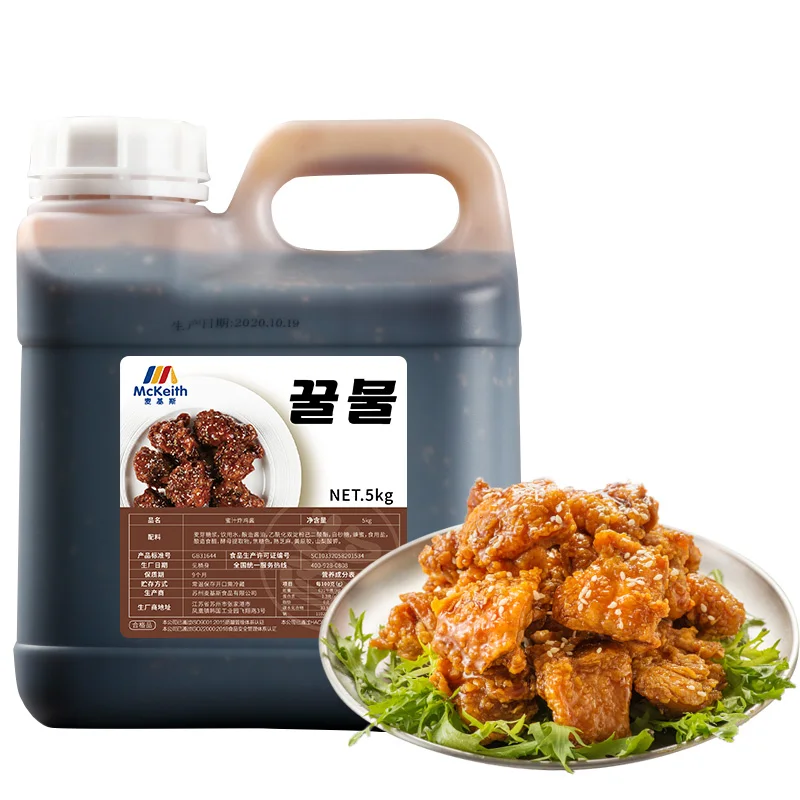
McKeith wholesale OEM 5kg Korean honeyed fried chicken sauce factory price high quality 
