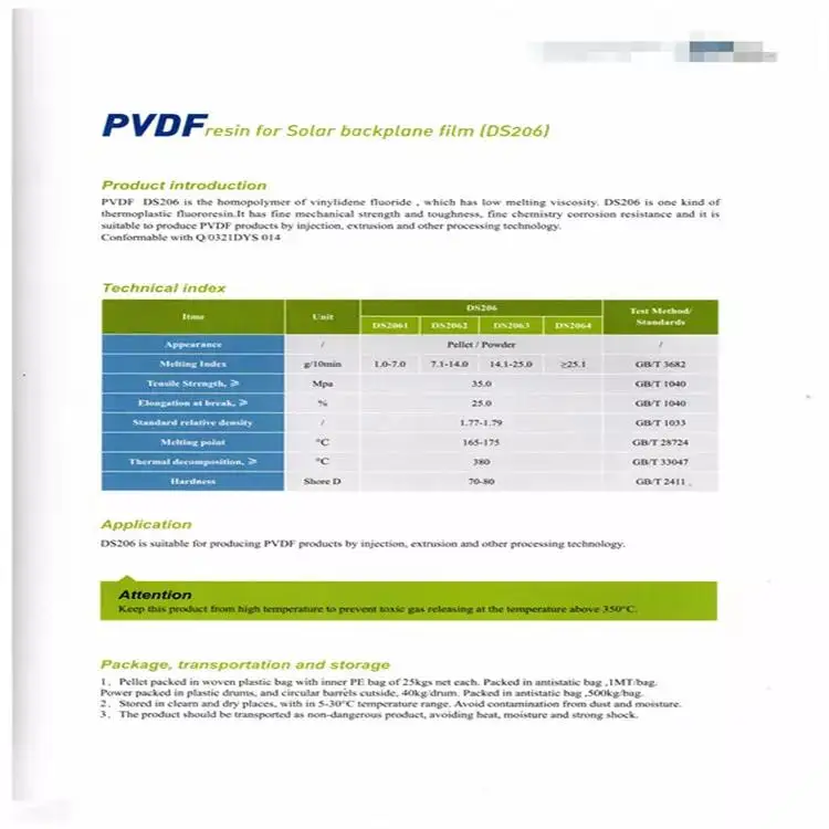 Wear-resistant extrudable PVDF plastic Shanghai SAN Aifu FR907 polyvinylidene difluoride