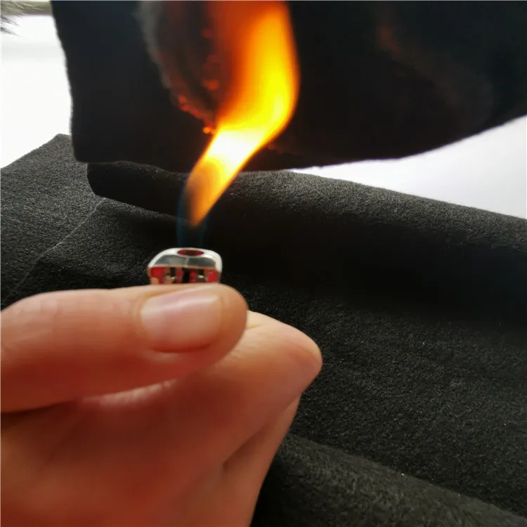 High Temperature Resistant Flame Retardant Pre-Oxidation PAN Fiber Nonwoven Needle Punched Felt For Cars