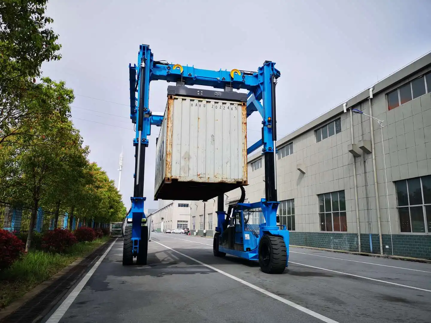40 ton container straddle truck tire gantry crane